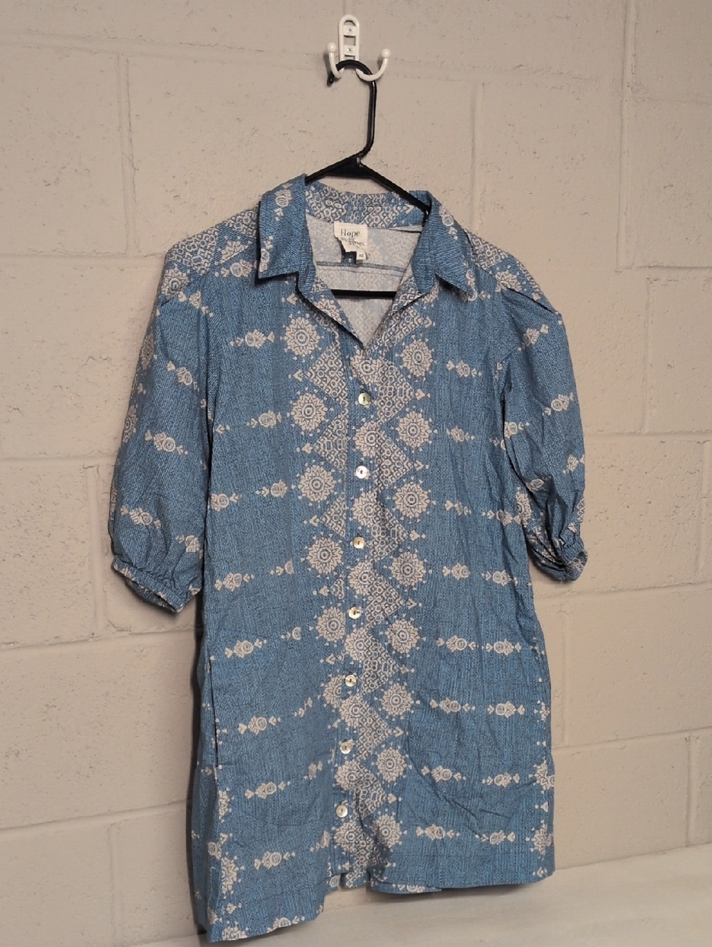 Hope for Flowers Tracy Reese Mini Shirt Dress XS Sustainable Chic - Picture 8 of 10